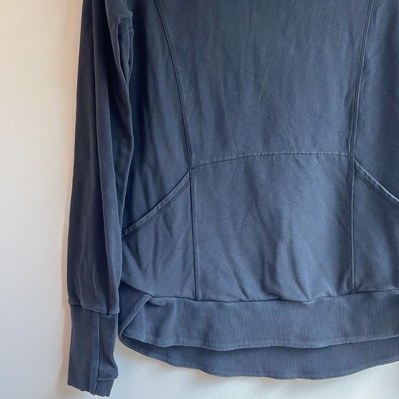 ATHLETA SWEATSHIRT TECHIE SWEAT TRACK YOGA MEDIUM (black) - Picture 5 of 6